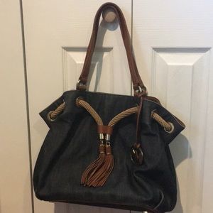Michael kors denim bag, authentic